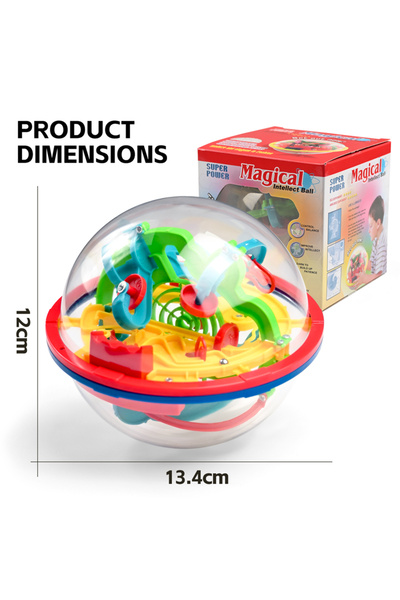 Choice 100 مستوى - لعبة ألغاز ثلاثية الأبعاد للأطفال، لعبة متاهة كرات فولاذية...