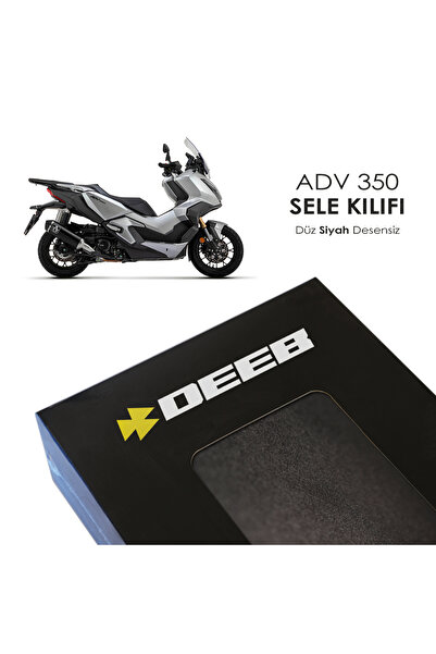 ADV350 uyumlu Sele Kılıfı Örtüsü Desensiz Siyah