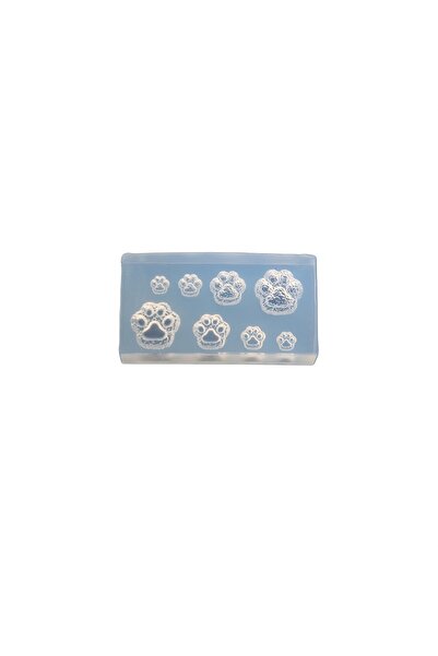 Choice Clear Fluffy Kitten Paw Resin Mold Mini Cat Paw Silicone Handmade High-Transparency Resin Casting Mo