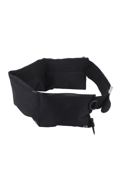 Choice حزام أوزان غوص أسود اللون مزود بجيوب وسحاب سريع الجفاف وسهل الفتح، مصن...