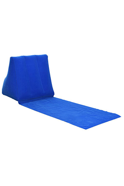Choice وسادة شاطئ مثلثة الشكل، لون أزرق داكن، قطعة واحدة، مصنوعة من مادة PVC،...