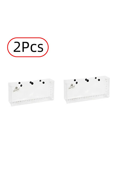 Choice قطعتان من أكياس الطعم الشفافة المصنوعة من مادة PVC، مناسبة لصيد الأسما...