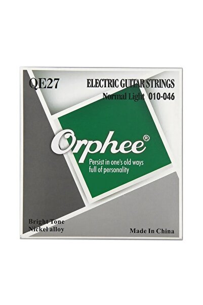 Choice1 أوتار جيتار كهربائي من سلسلة أورفي QE27، سداسية الشكل، مصنوعة من الفو...