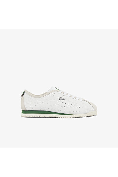 Lacoste حذاء رياضي رجالي من الجلد بتصميم Club-Low - 49SMA0042-1R5