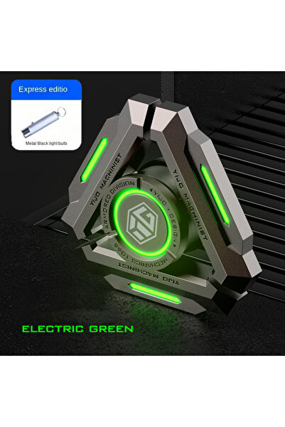 Choice لعبة سبينر معدنية مضيئة من جرين لايت - لعبة سبينر يدوية دوارة للبالغين...