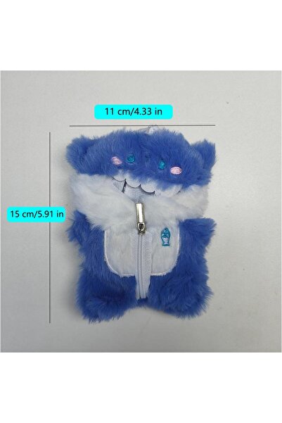 Choice لا دمية، لا دمية - بدلة سمكة قرش كاواي للدمى الصغيرة، ملابس دمية قطيفة...