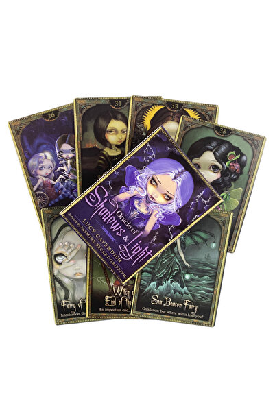 Choice مجموعة أوراق التارو للتنبؤ TS54 أوراكل الظلال والنور، إصدار الرؤية الإ...