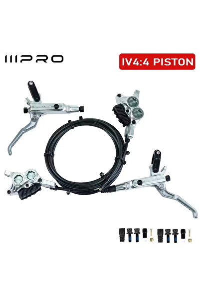 Choice دراجة جبلية فائقة الخفة من التيتانيوم IIIPRO بأربعة مكابس، طقم فرامل ق...