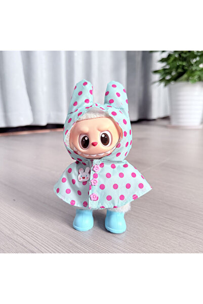 Choice ملابس دمية لابوبو 17 سم باللون الأخضر النعناعي وحذاء، ملابس دمية لابوب...