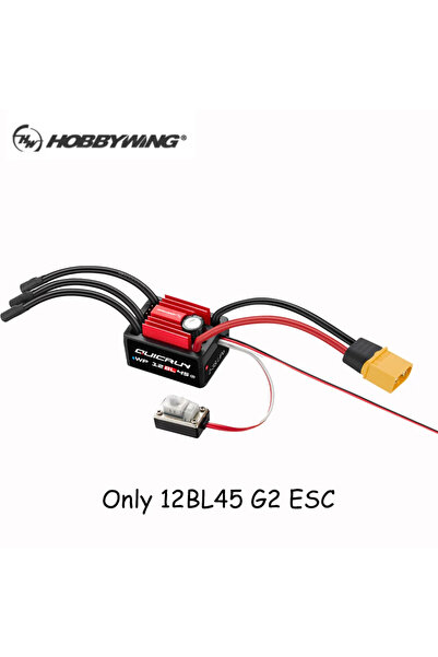 Choice وحدة تحكم إلكترونية HobbyWing QuicRun WP 12BL45 G2 45A ESC فقط، مزودة ...