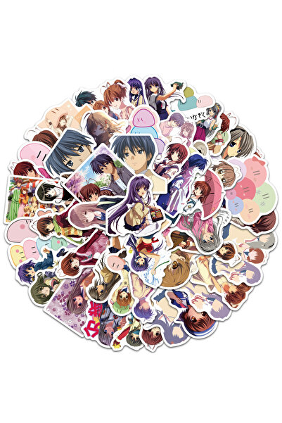 Choice ٥٠ قطعة من ملصقات أنمي كلاناد الكلاسيكية، ملصقات تومويو تومويا، ملصقات...