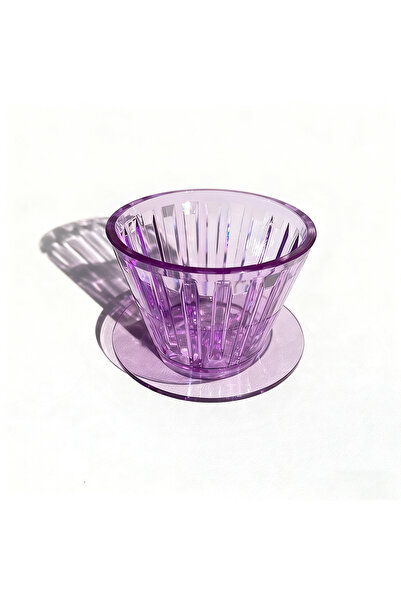 Choice فلتر قهوة مقاوم للحرارة، لون بنفسجي، قطعة واحدة، من YRP، سلة B75، عين كريستالية، للتقطير، يكفي لـ 1-2 كوب