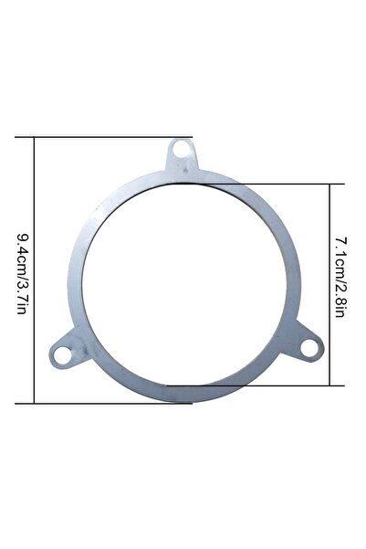 Choice حلقة مقاومة للرياح لمدخنة من الفولاذ المقاوم للصدأ مقاس 2.8 بوصة، مقاو...