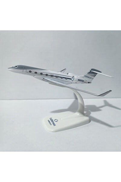 Choice طائرة جلف ستريم G650 موديل QCYL279-G650ER من تصميم جيسون توتو، مصنوعة من المعدن المصبوب، بمقياس 1/200، طراز G650ER