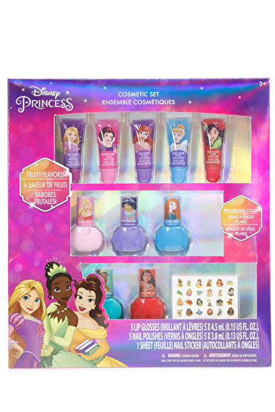 TOWNLEY GIRL مجموعة مكياج ديزني برينسيس اللامعة DP2811GC (للأعمار من 3 سنوات ...