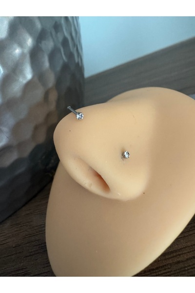 Bylin Cerrahi Çelik Renkli Taşlı Hızma-Kalınlığı 0,8mm-Taş Çapı 1,6mm-1 Adet