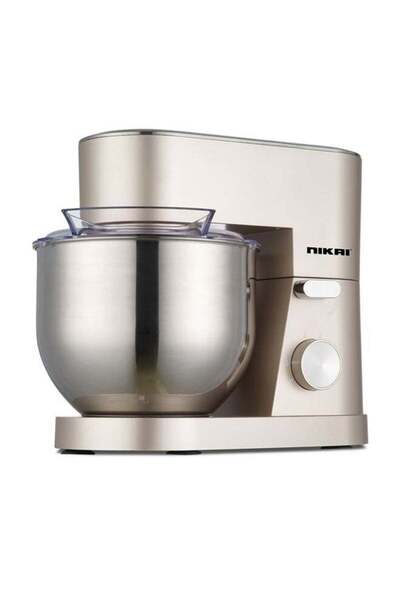 Nikai خلاط قائم 6 سرعات مع نبضات و3 أوضاع خلط 1000 وات NSM500A ذهبي