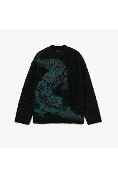 Lacoste Runway Jacquard Crocodile Sweater - AH3746-OP-1LI