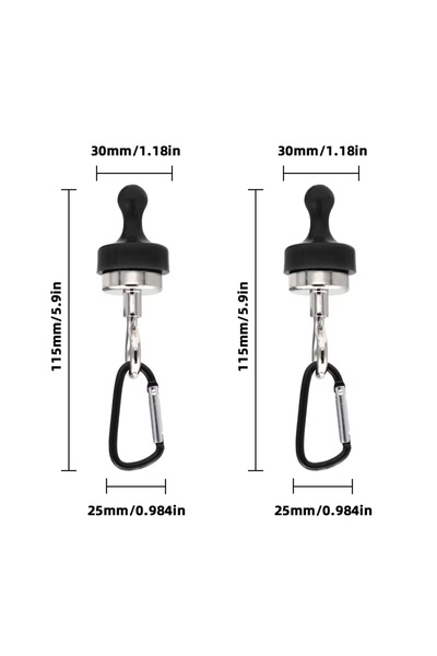 Choice Big 2Pcs Heavy-Duty Magnetic Outdoor Camping Hooks for lights Portable...