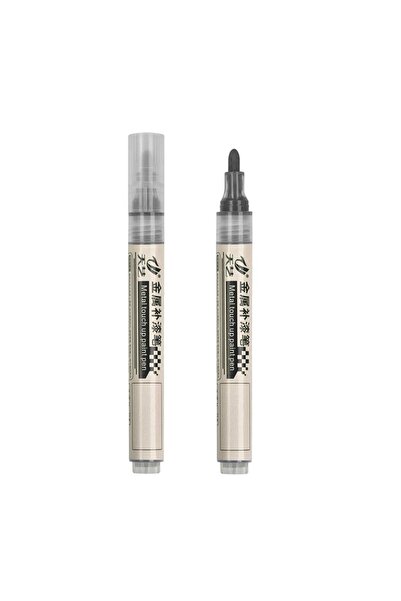 Choice قلم إصلاح طلاء عجلات السيارات، لون رمادي فاتح - 1675844، قطعة واحدة، ل...