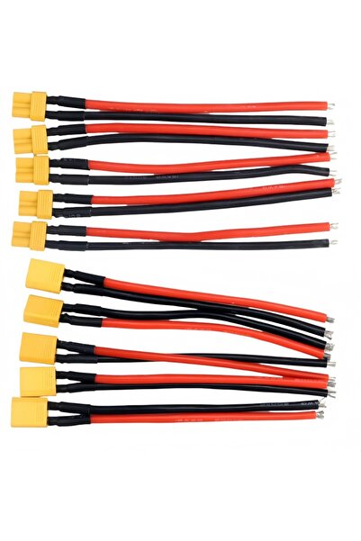 Choice خمسة أزواج من موصلات XT30 ذكر وأنثى مع سلك مطلي بالقصدير بطول 100 مم و...