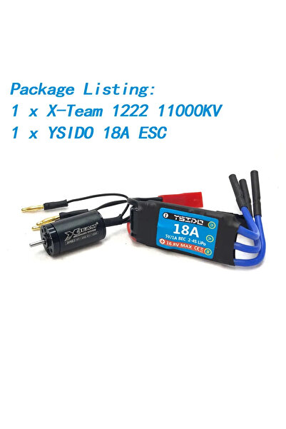 Choice محرك 1222 كومبو X-TEAM 1222 11000KV 1230 4500KV صغير بدون فرش مع وحدة ...