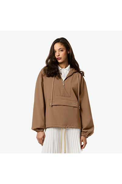 Lacoste Oversized Wool Blend Popover Jacket - BF0103-00-02S