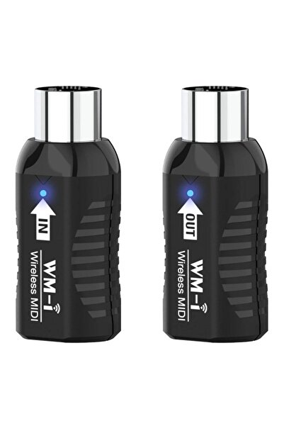 Choice جهاز إرسال واستقبال MIDI لاسلكي قابل لإعادة الشحن - أسود اللون - سهل ا...