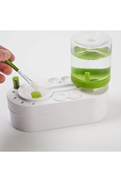 Choice آلة تنظيف فرش الرسم الخضراء - غسالة أدوات فنية مزودة بنظام تدوير الميا...