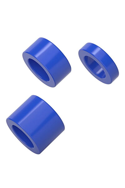 Choice أداة تدليك سيليكون بثلاثة ألوان، متعددة الأحجام، حلقة تدليك ناعمة، جها...