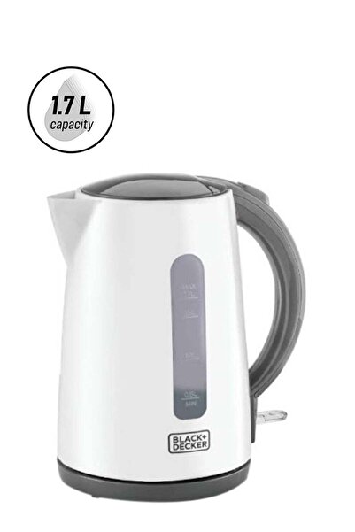 Generic BLACK+DECKER Cordless Electric Kettle 1.7L JC70-B5 White/Grey