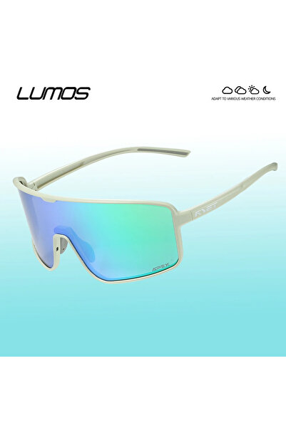 Choice نظارات شمسية للدراجات الهوائية LUMOS-GRY-GR RYET، توفر حماية من الأشعة...