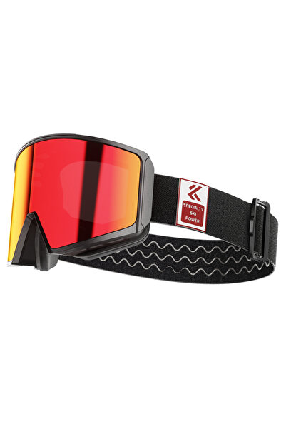 KAPVOE نظارات تزلج فردية 01، نظارات تزلج فوتوكرومية مضادة للضباب للرجال، نظار...