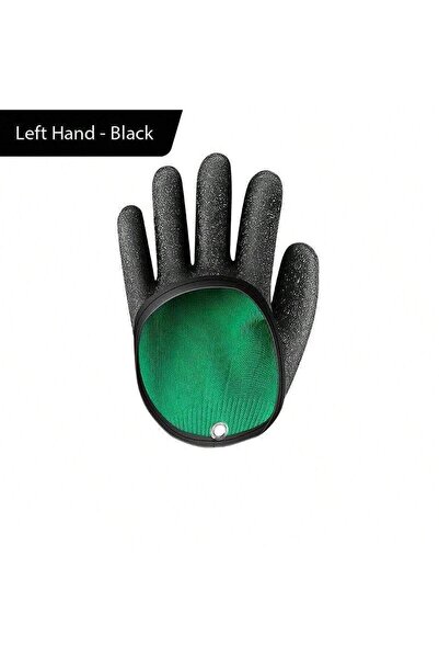 Choice قفازات صيد سوداء لليد اليسرى - قفازات صيد احترافية مضادة للانزلاق، مقا...