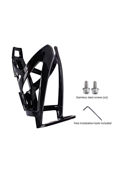 Choice حامل زجاجة ماء للدراجات الهوائية، قطعة واحدة، أسود، قابل للتعديل، يناس...