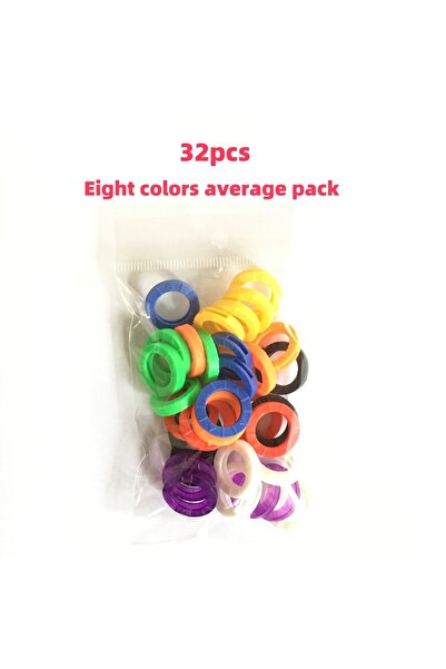 Choice 32Pcs 32Pcs Round Key Cover, Key Cap Sleeve, Silicone Key Cap Label, S...