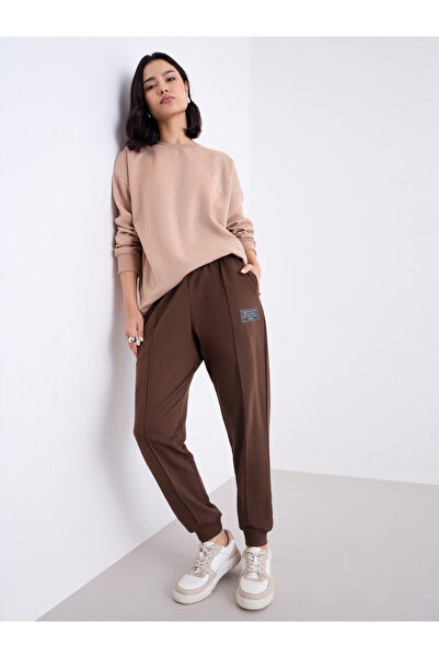 Styli Women Brown Relaxed Fit Joggers