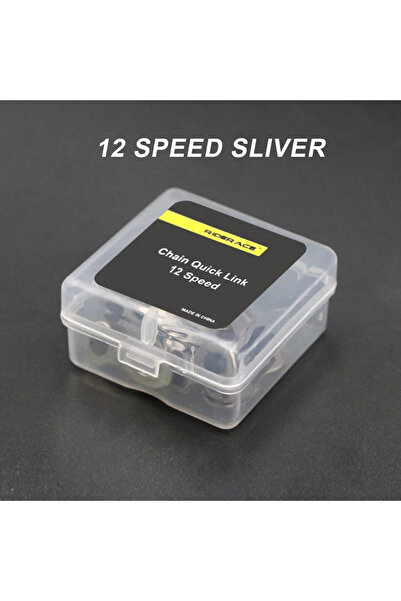 Choice مجموعة وصلات سلسلة الدراجة الهوائية الفضية ذات 12 سرعة، 5 أزواج، أزرار...