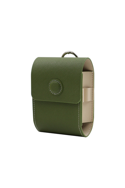 Choice حقيبة جلدية خضراء عالمية لجهاز تحديد المدى بالليزر، حقيبة خصر لحمل كرا...