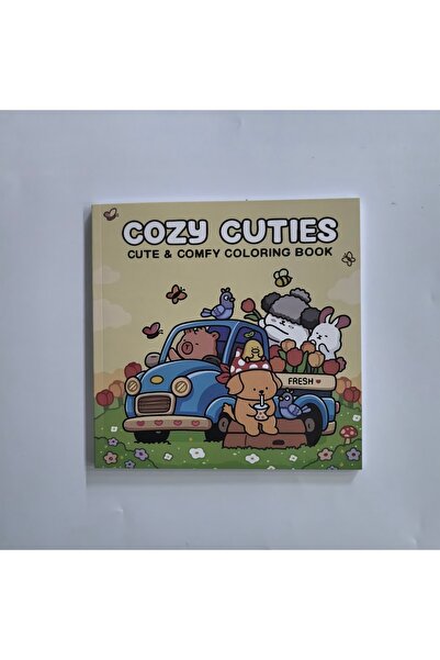 Choice كتاب تلوين "كوزي كيوتيز" متعدد الألوان للكبار، برسومات جريئة وسهلة، هد...