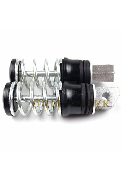 Choice black Motorcycle pedal electric vehicle aluminum alloy foot pad rear foot rest rear seat spring foot