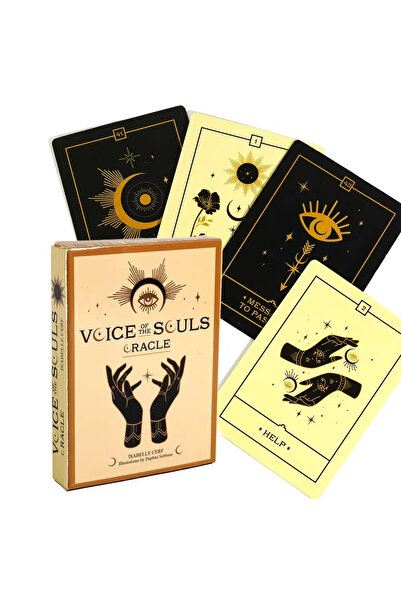 Choice 492 بطاقة أوراكل صوت الأرواح، مقاس 11 × 6.5 سم، 44 بطاقة ملونة بالكامل...