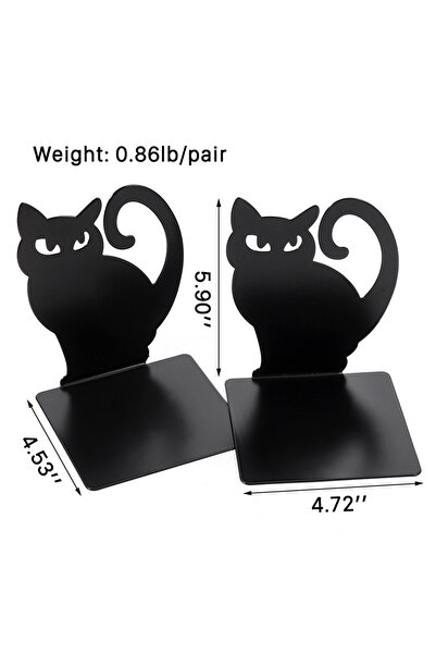 Choice B028 حامل كتب بلاك كات، رف كتب ثقيل، رف كتب حديدي، حامل كتب حديدي، منظ...