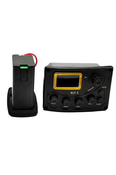 Choice 4 Band KLT-1 Acoustic Guitar Bass EQ Equalizer with Digital Procedding Tuner Guitar Pickup