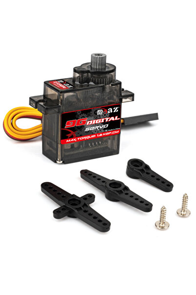 Choice قطعة واحدة من سيرفو RCZIPROY MINI 9g ذو تروس حديدية، 1.6 كجم، رقمي، من...