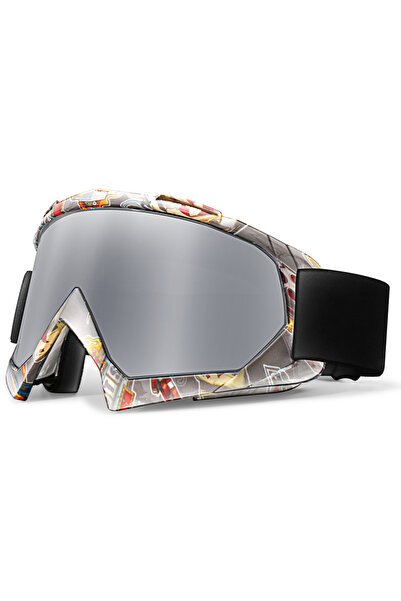 Choice نظارات التزلج VA2-2 بإطار كبير وعدسات ملونة، مغناطيسية مزدوجة الطبقات ...