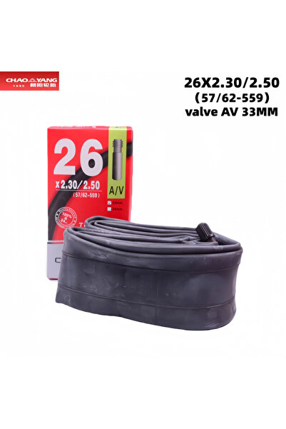 Choice أنبوب داخلي واحد للدراجات الجبلية من نوع AV CHAOYANG مقاس 26 × 2.3-2.5...