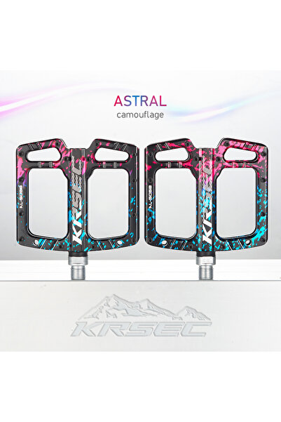 Choice دواسات دراجة مموهة 9/16 بوصة، دواسات دراجة جبلية، دواسات دراجة طريق مم...