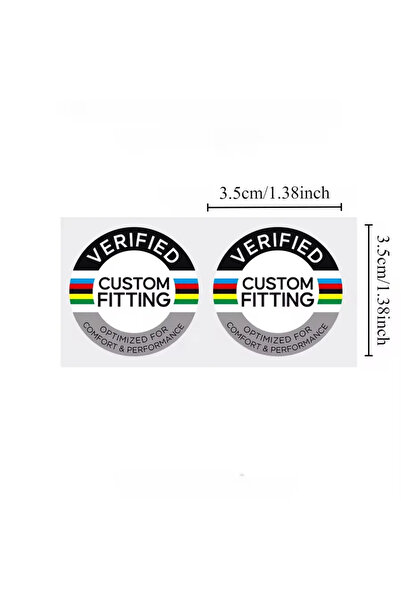 Choice ملصقات إطار دراجة دائرية (قطعتان) مقاومة للماء، مناسبة لمقود دراجة جبل...