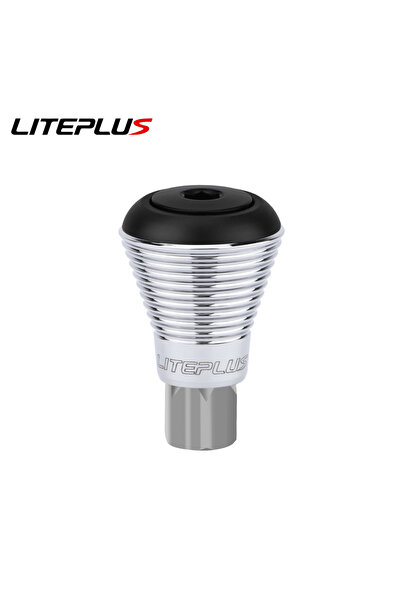 Choice مثبت عمود مقعد الدراجة LITEPLUS مطلي بالفضة كهربائياً لدراجة برومبتون القابلة للطي، مقاس 22 جرام، بتصميم رأس على شكل فطر